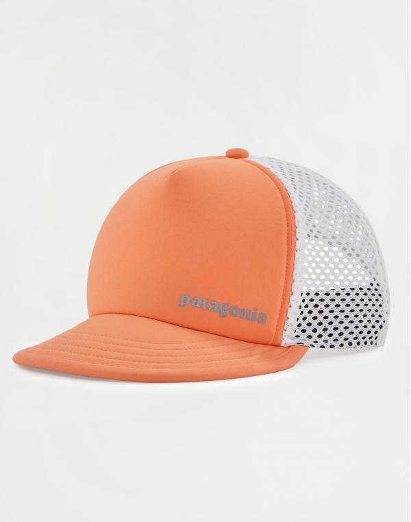 Patagonia Duckbill Shorty Trucker Hat Tigerlily Orange