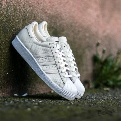adidas Superstar 80s Woven Cream White/ Cream White/ Ftw White