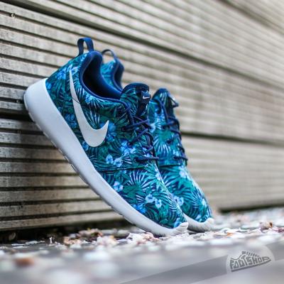 Nike Roshe One Print Premium Royal Blue/ White