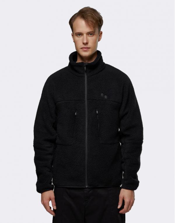 pinqponq Fleece Jacket Peat Black L