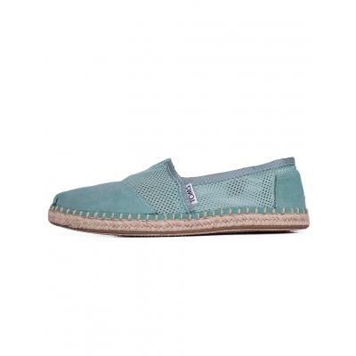 Espadrij Toms Classic Green Mesh