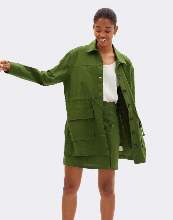 Thinking MU Green Margot Jacket GARDEN GREEN M