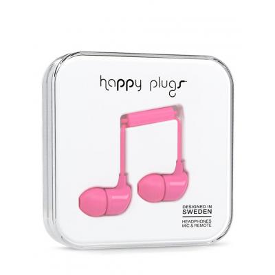 Sluchátka Happy Plugs In-Ear Pink