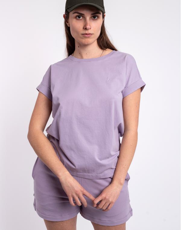 Tričko Armedangels Idaa purple noise