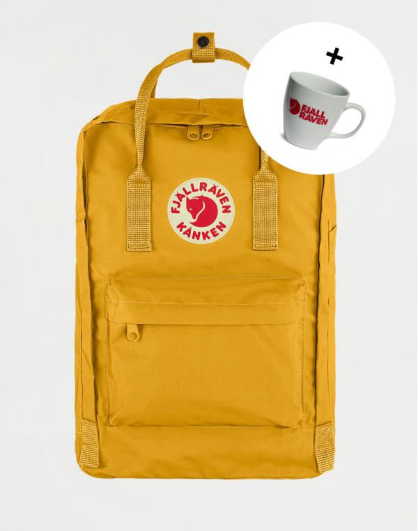 Batoh Fjällräven Kanken Laptop 15" 160 Ochre 18 l