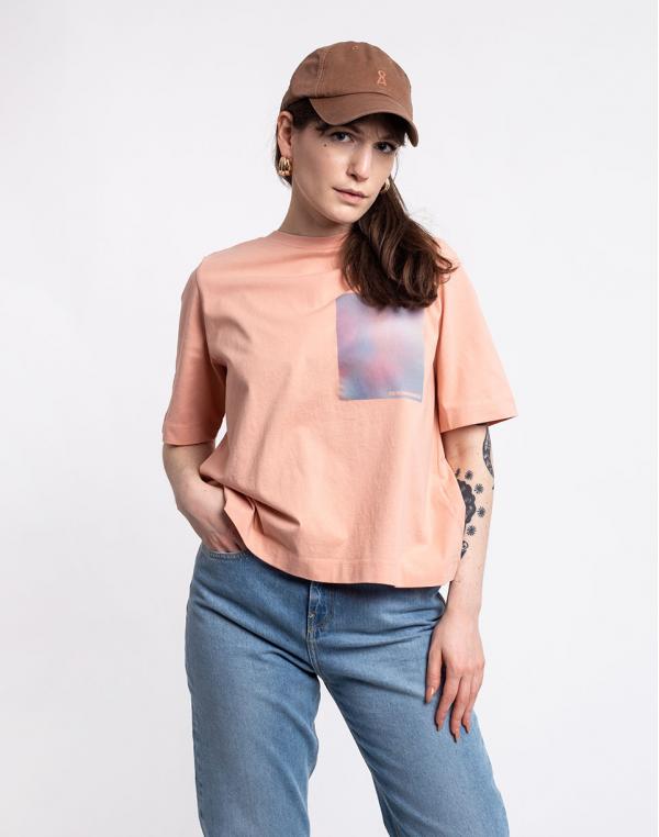 Tričko Armedangels Layaa Atmospheric peach blossom