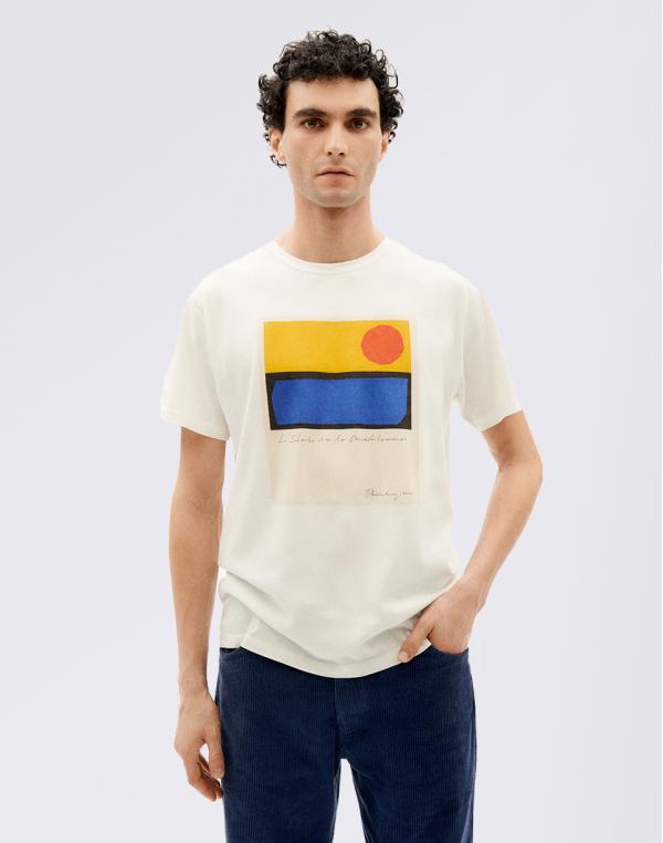 Tričko Thinking MU Le Soleil T-Shirt SNOW WHITE