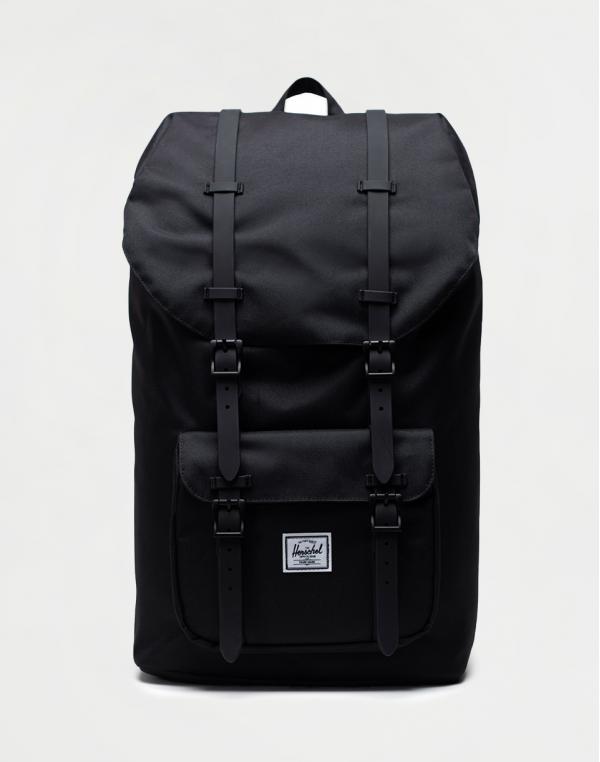 Batoh Herschel Supply Little America Black/Black Rubber 25 l