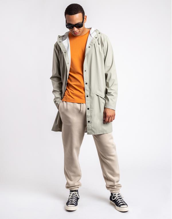 Rains Long Jacket 80 Cement L
