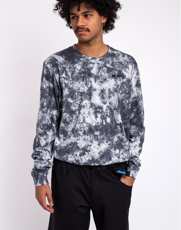 Tričko KAVU LS Etch Art Smoke Tie Dye