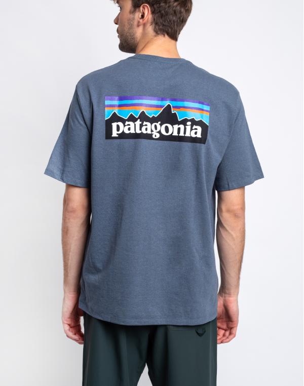 Tričko Patagonia M's P-6 Logo Responsibili-Tee Plume Grey
