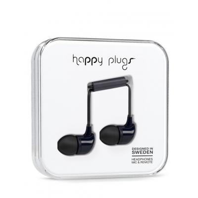 Sluchátka Happy Plugs In-Ear Black