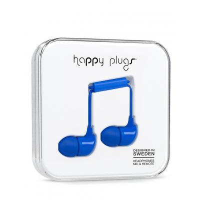 Sluchátka Happy Plugs In-Ear Cobalt