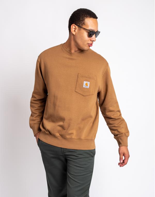Carhartt WIP Pocket Sweat Jasper garment washed S
