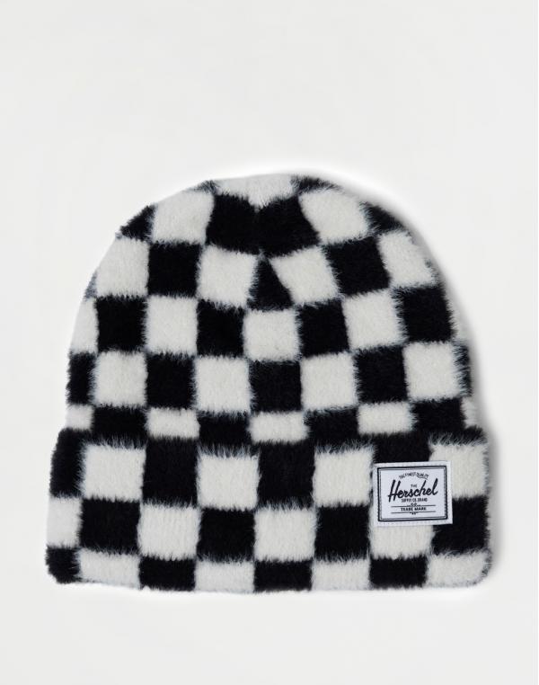 Herschel Supply Polson Faux Mohair Black/White Checkerboard