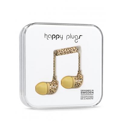 Sluchátka Happy Plugs In-Ear leopard