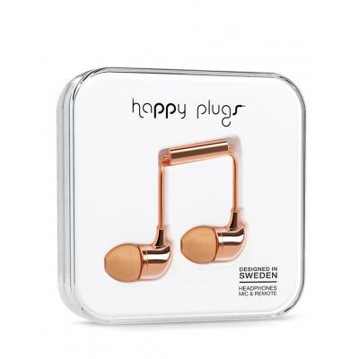 Sluchátka Happy Plugs In-Ear rose gold