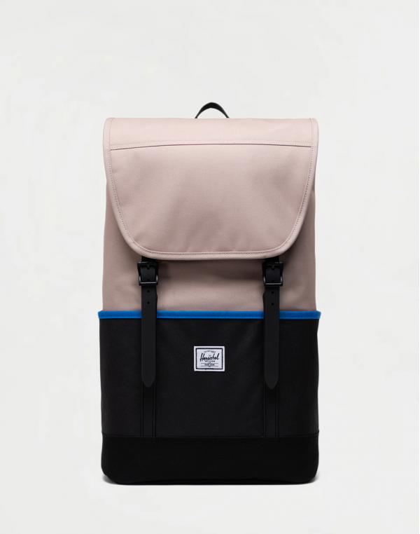 Batoh Herschel Supply Retreat Pro Light Taupe/Black/Strong Blue 22 l