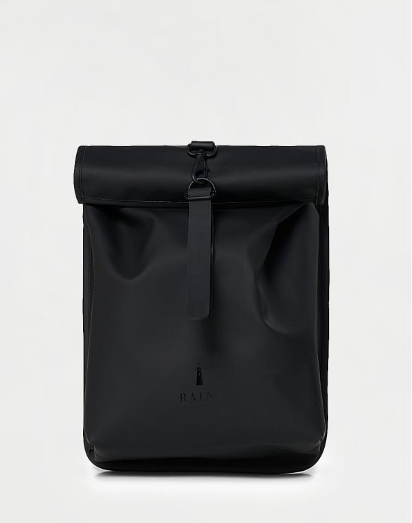 Batoh Rains Rolltop Mini 01 Black 10 l