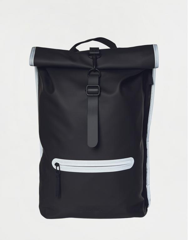 Batoh Rains Rolltop Rucksack Reflective 70 Black Reflective 13 l