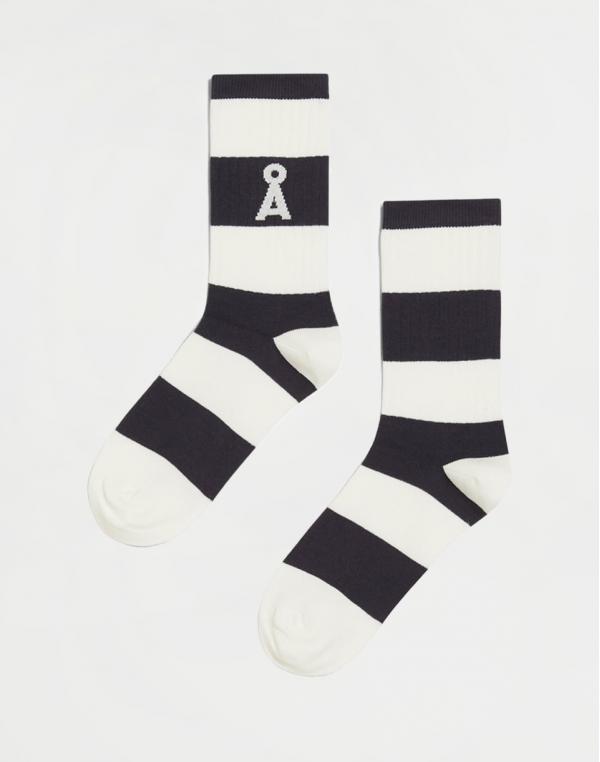 Armedangels Saamu Bold Stripes night sky-white 43-46