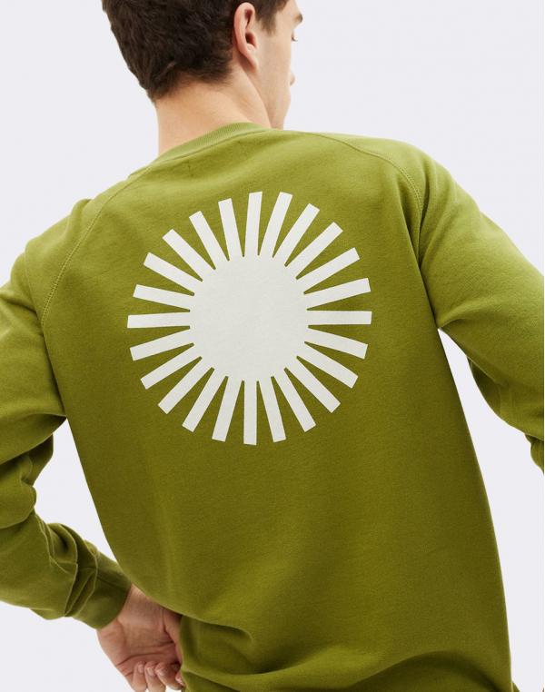 Thinking MU Sol Parrot Sweatshirt PARROT GREEN M