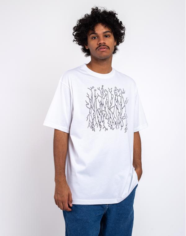 Tričko Makia Veins T-Shirt white