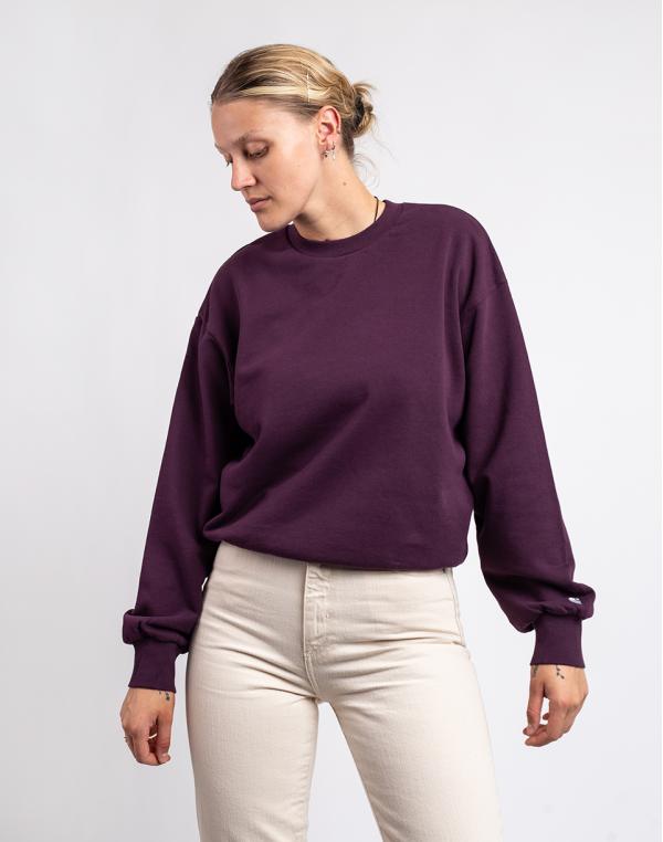 Carhartt WIP W' Casey Sweatshirt Dark Plum / Silver XS