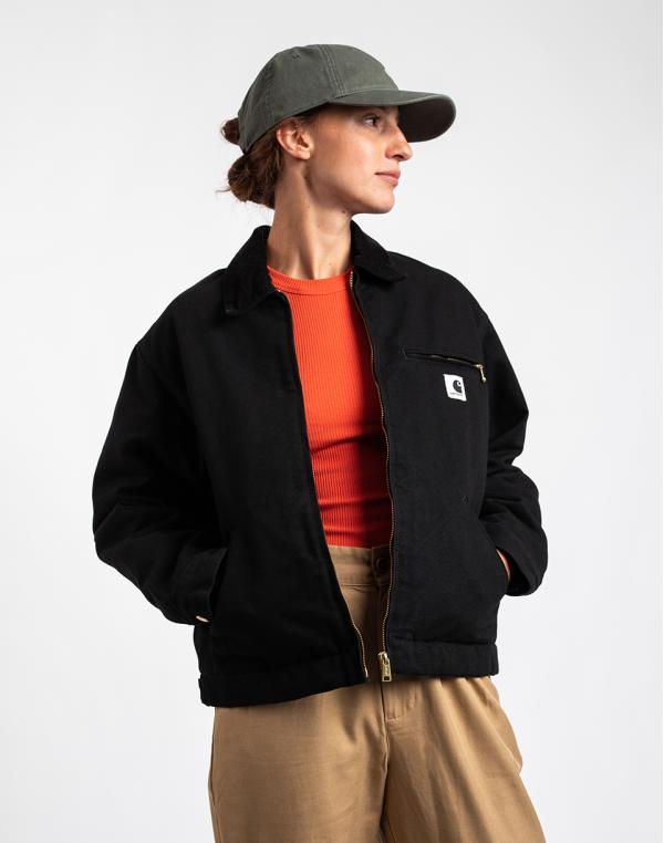 Carhartt WIP W' Detroit Jacket Black / Black rinsed S
