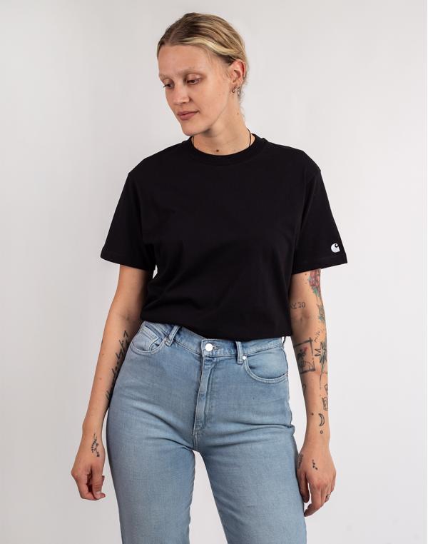 Tričko Carhartt WIP W' S/S Casey T-Shirt Black / Silver