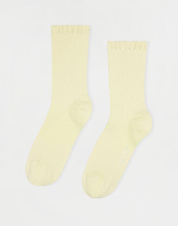 Colorful Standard Women Classic Organic Sock Soft Yellow