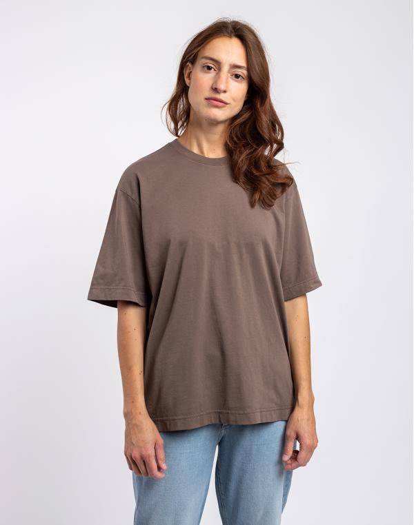 Tričko Colorful Standard Women Oversized Organic T-Shirt Cedar Brown