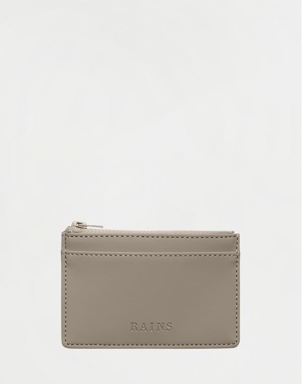 Rains Zip Wallet 17 Taupe