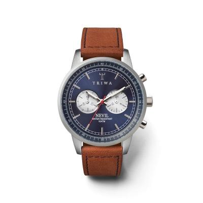 TRIWA Blue Steel Nevil Brown Sewn Classic 3