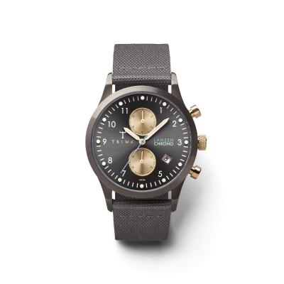 TRIWA Walter Lansen Chrono Grey Canvas Classic