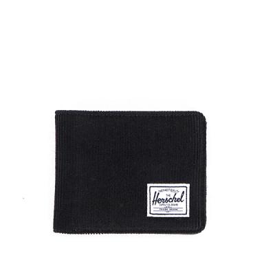 Peněženka Herschel Supply Hank + Coin Black Corduroy
