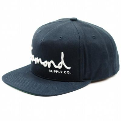 Diamond OG Script Snapback Navy