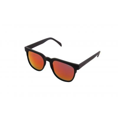 Komono Riviera Mirror Black Rubber Red Mirror