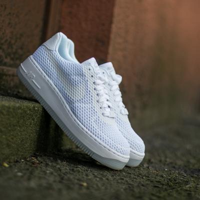 Nike W Air Force 1 Low Upstep BR White/ White