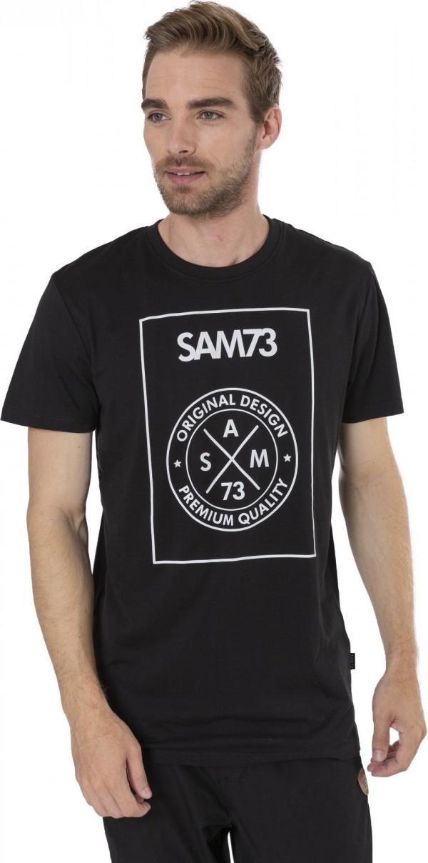 SAM 73 Pánské triko RAY Černá
