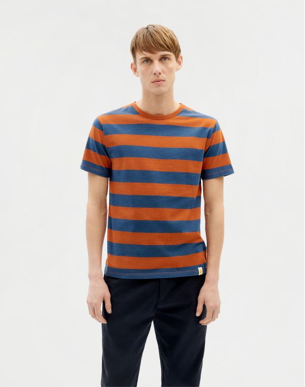 Tričko Thinking MU Clay Red Stripes T-Shirt CLAY RED