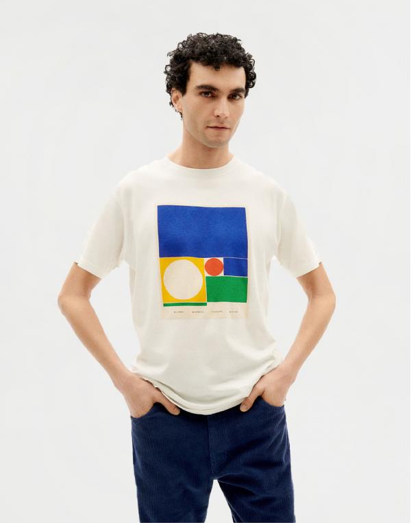 Tričko Thinking MU Color Chart T-Shirt SNOW WHITE