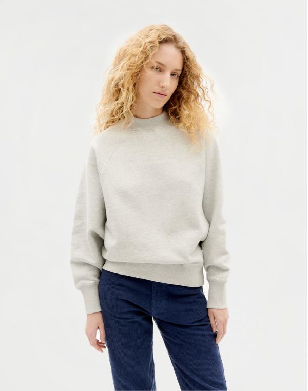 Thinking MU Here Comes The Sun Grey Fantine Sweatshirt GREY MELANGE XS