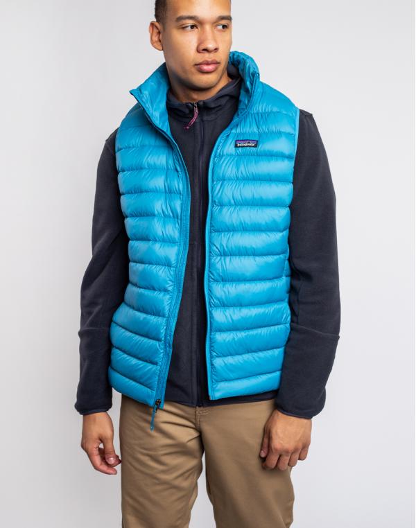 Patagonia M's Down Sweater Vest Anacapa Blue S