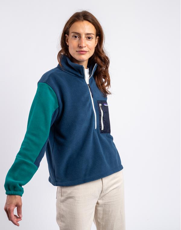 Patagonia W's Microdini 1/2 Zip P/O Tidepool Blue M
