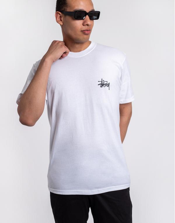 Tričko Stüssy Basic Stüssy Tee WHITE