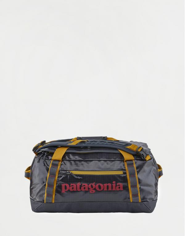 Batoh Patagonia Black Hole Duffel 40L Smolder Blue w/Buckwheat Gold