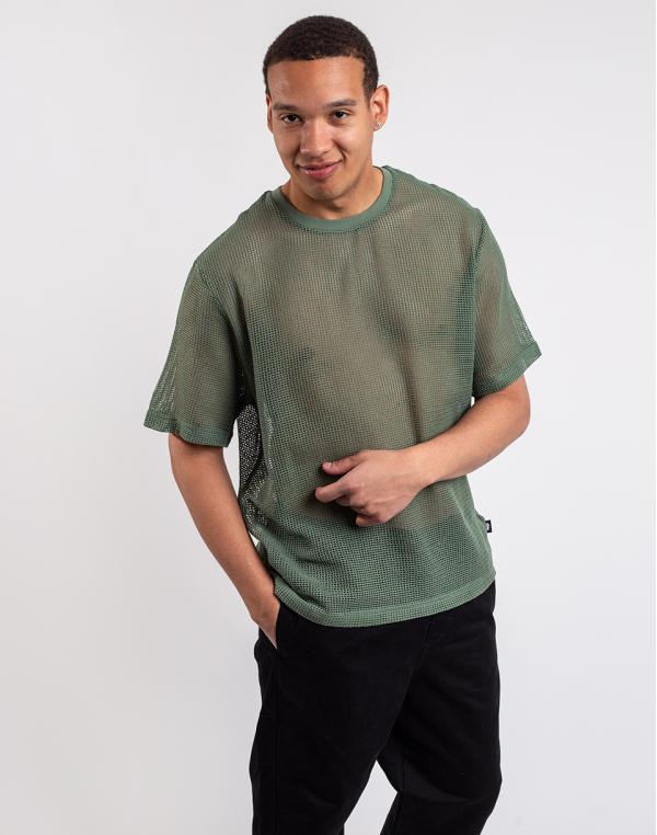 Tričko Stüssy Cotton Mesh SS Crew GREEN