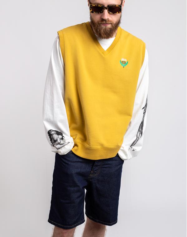 Stüssy Fleece Vest YELLOW M