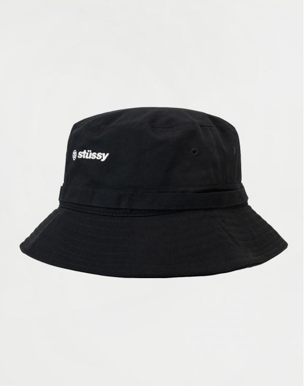 Stüssy Twill Lock Up Boonie BLACK L/XL